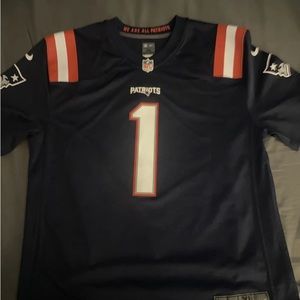 Can Newton Patriots Jersey Kids XL